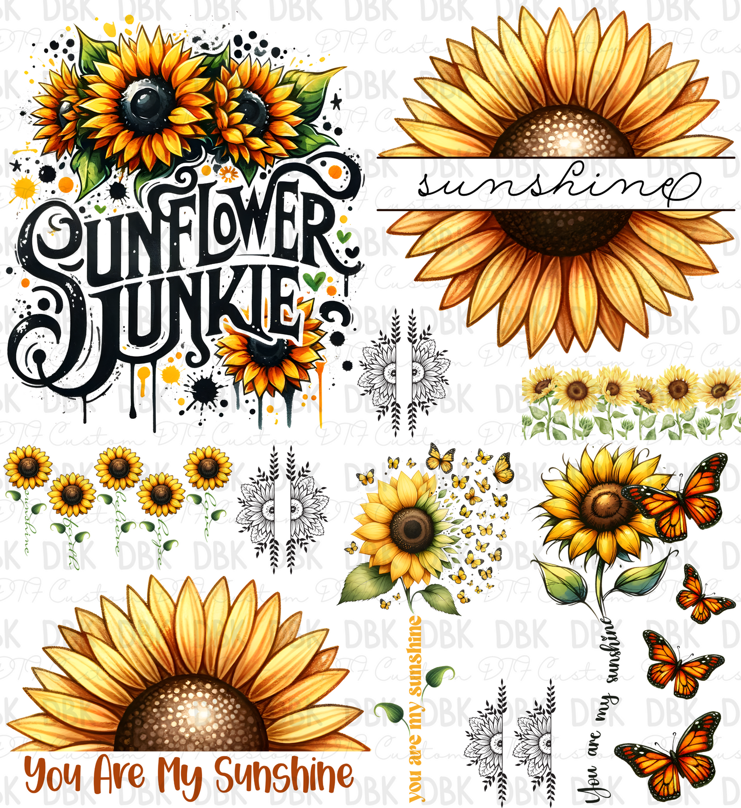 Sunflower gang Sheet P112