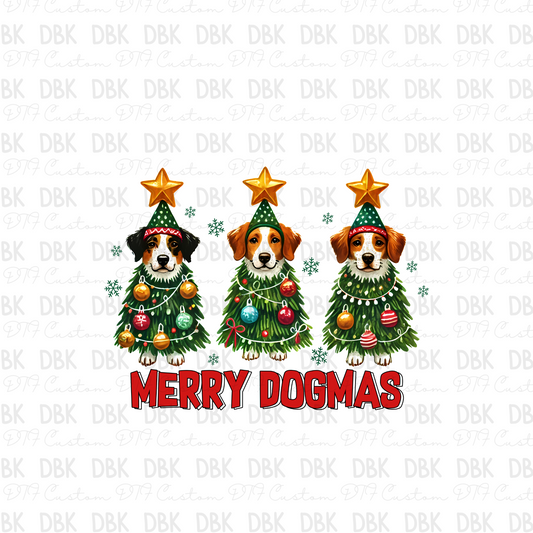 Merry dogmas DTF Transfer E174