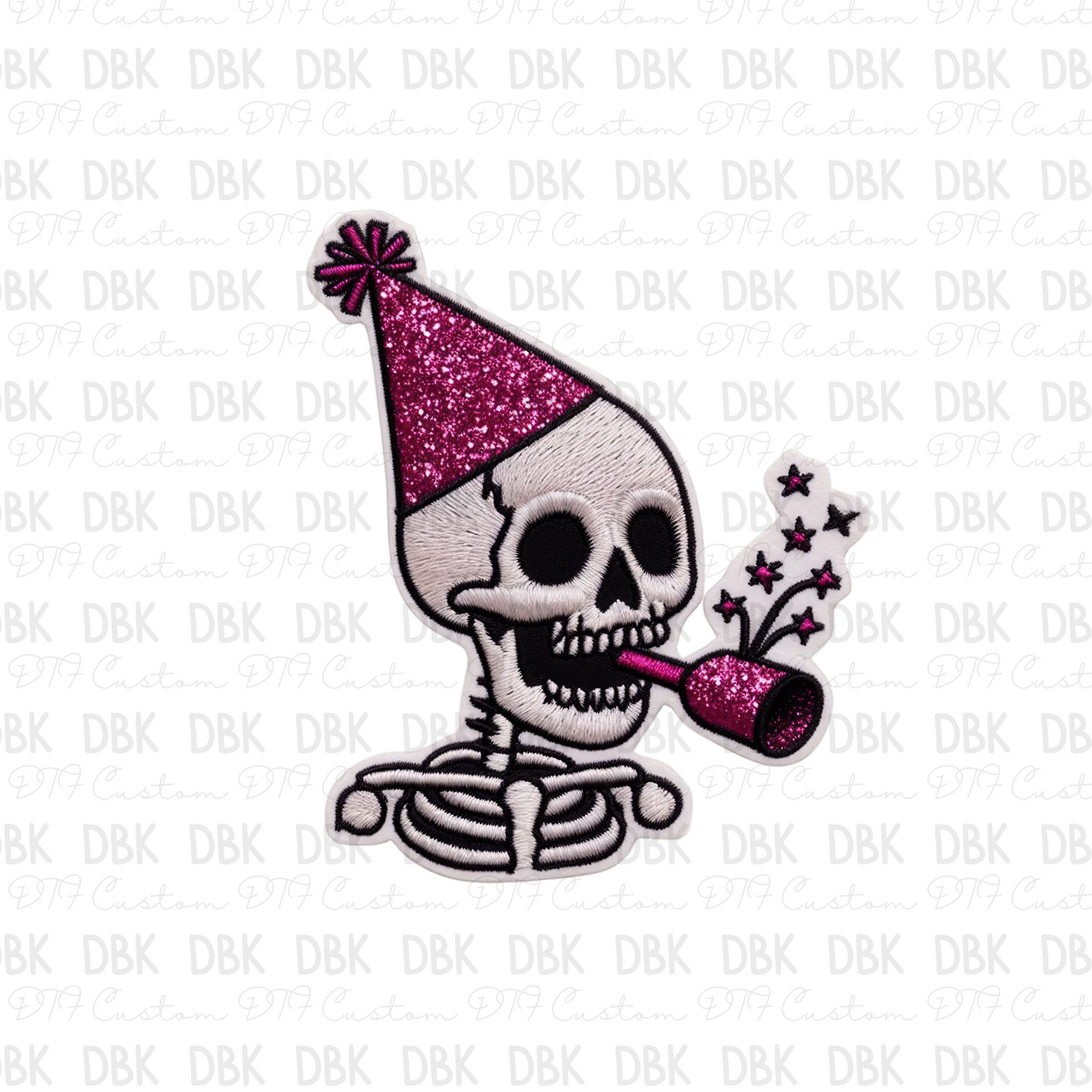 Skelly Celebration DTF transfer