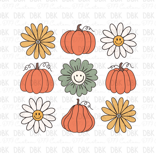 Fall floral bunch DTF Transfer F37