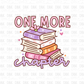 One more chapter DTF Transfer D38