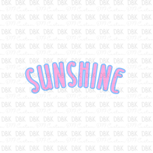 Sunshine DTF transfer S116