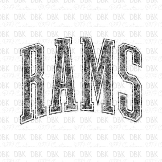 Rams DTF Transfer