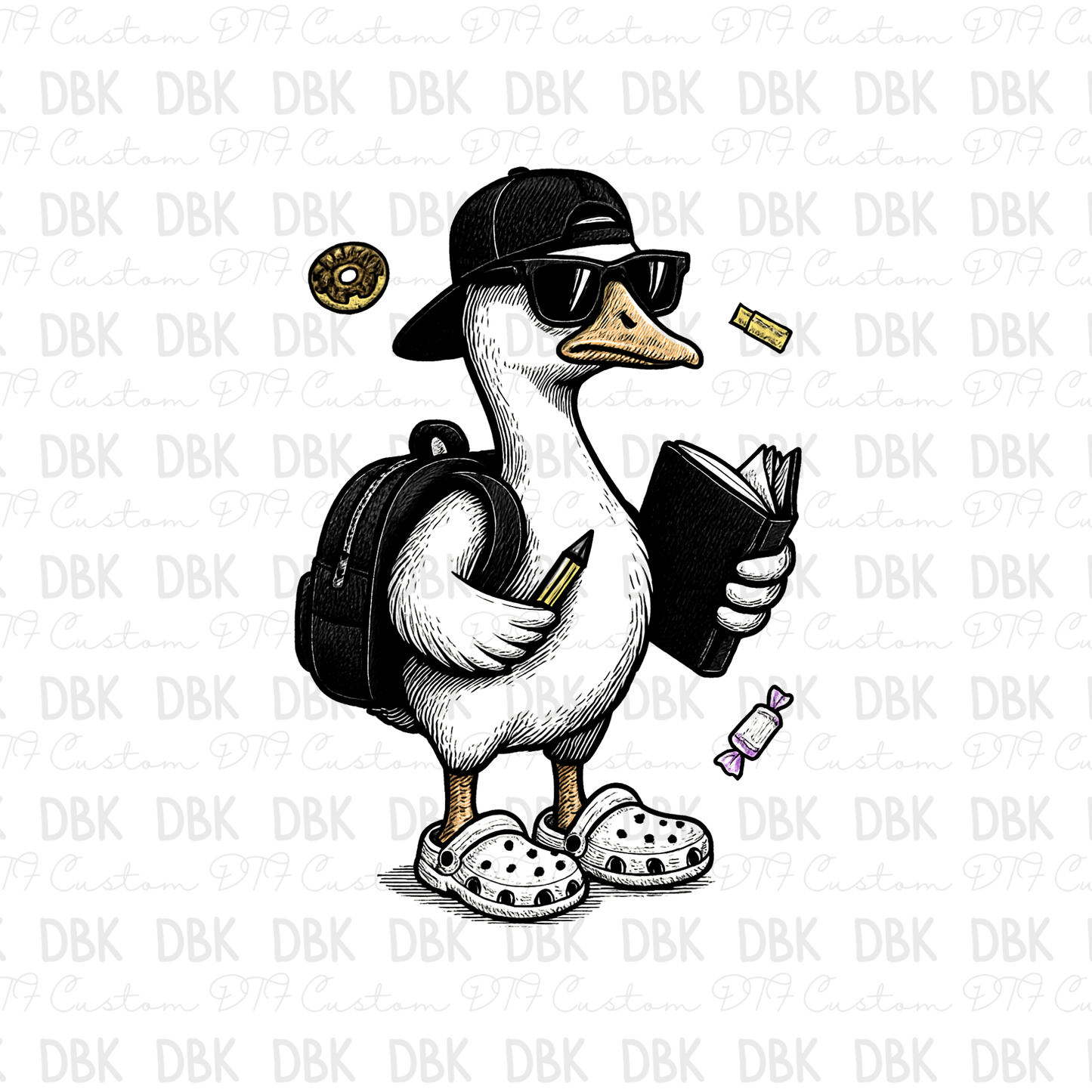 School Duck DTF Transfer