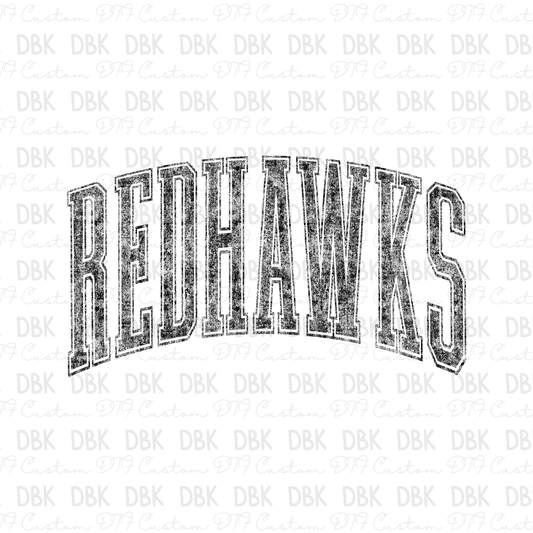 Red hawks DTF Transfer