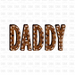 Daddy leather DTF transfer DD29
