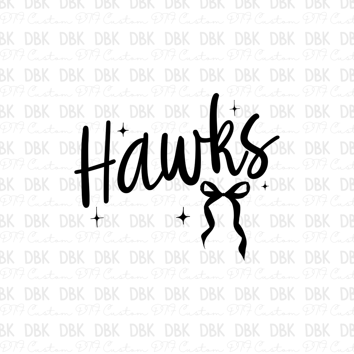 Hawks DTF Transfer M259