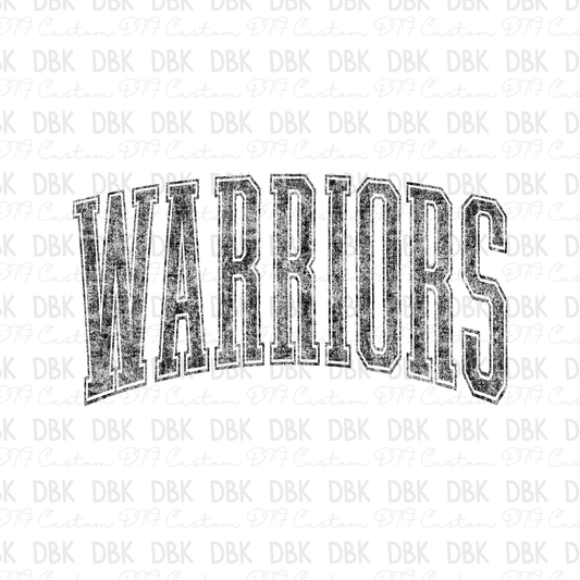 Warriors DTF Transfer