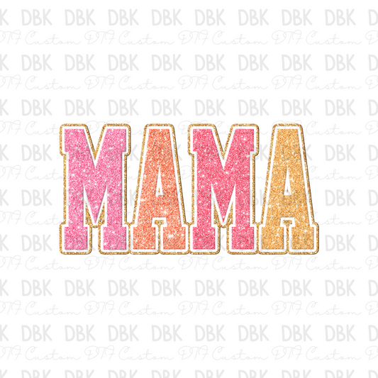 Mama faux DTF Transfer N71