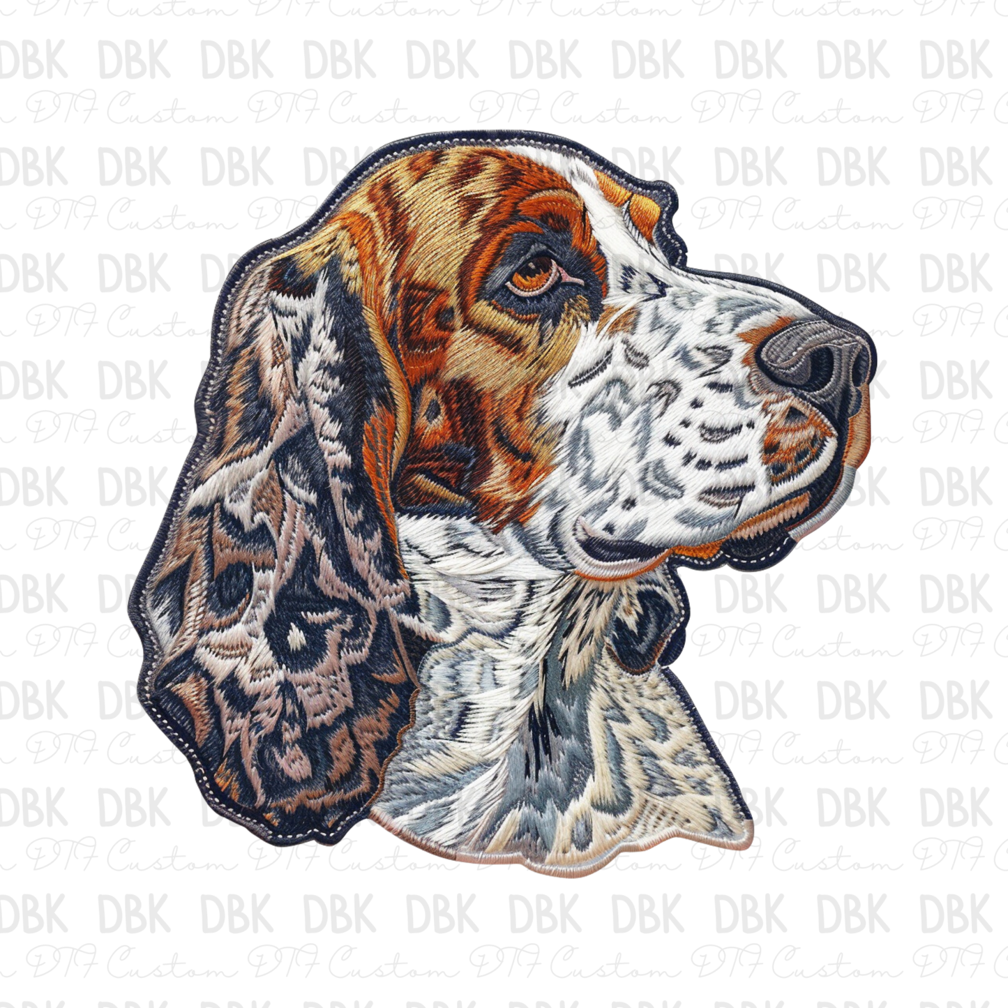 English Setter 3 DTF transfer