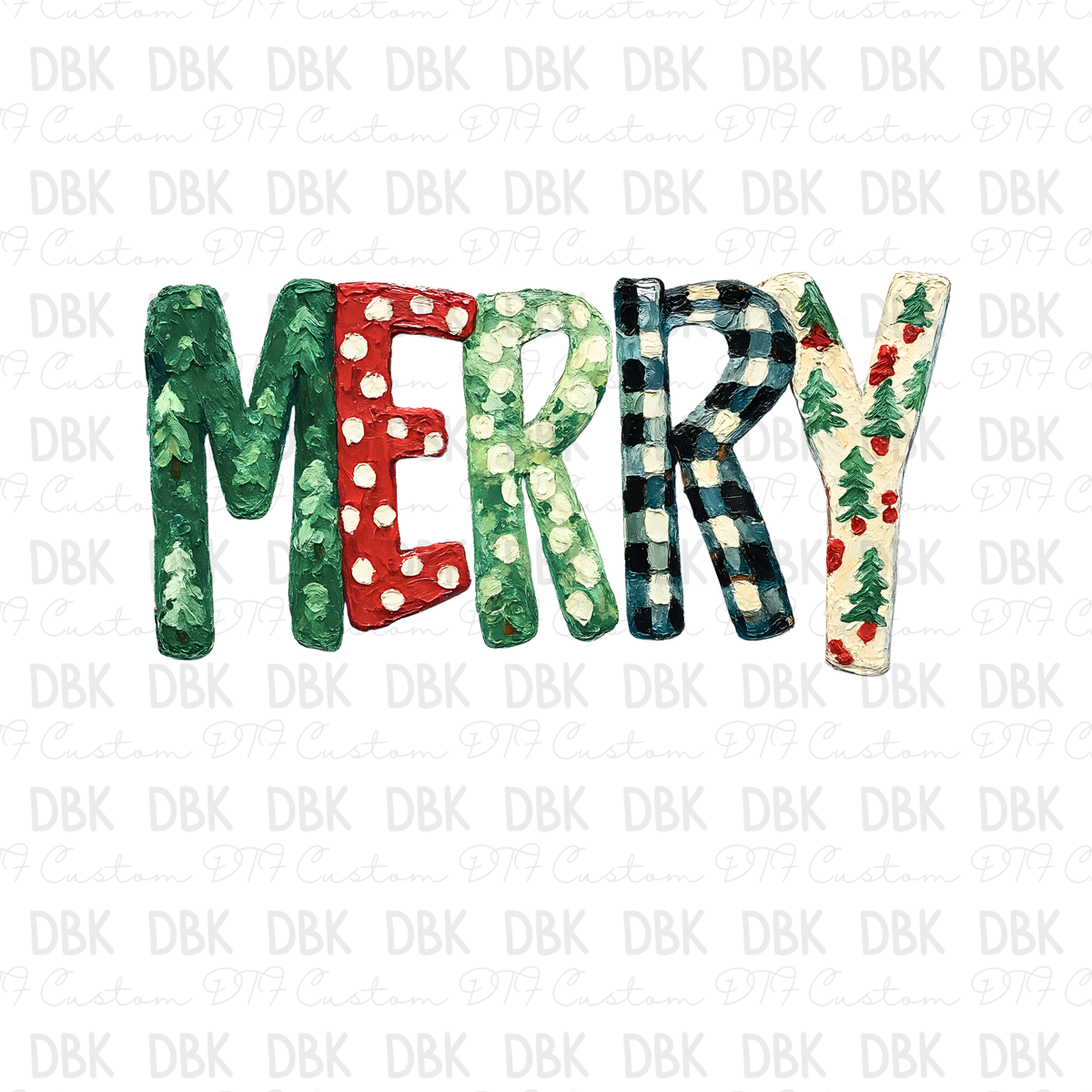 Merry DTF Transfer