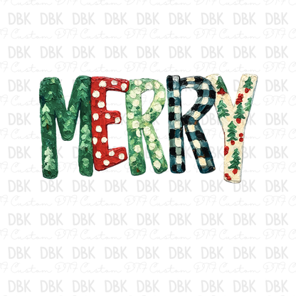 Merry DTF Transfer