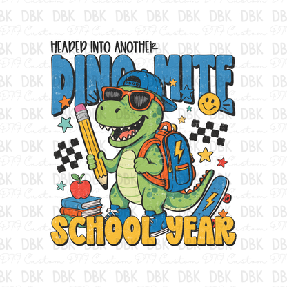 Dino mite School Year DTF Transfer A319