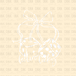 Feelin Lucky DTF transfer WHITE