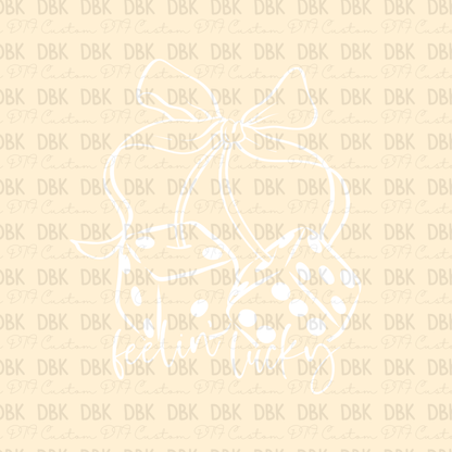 Feelin Lucky DTF transfer WHITE
