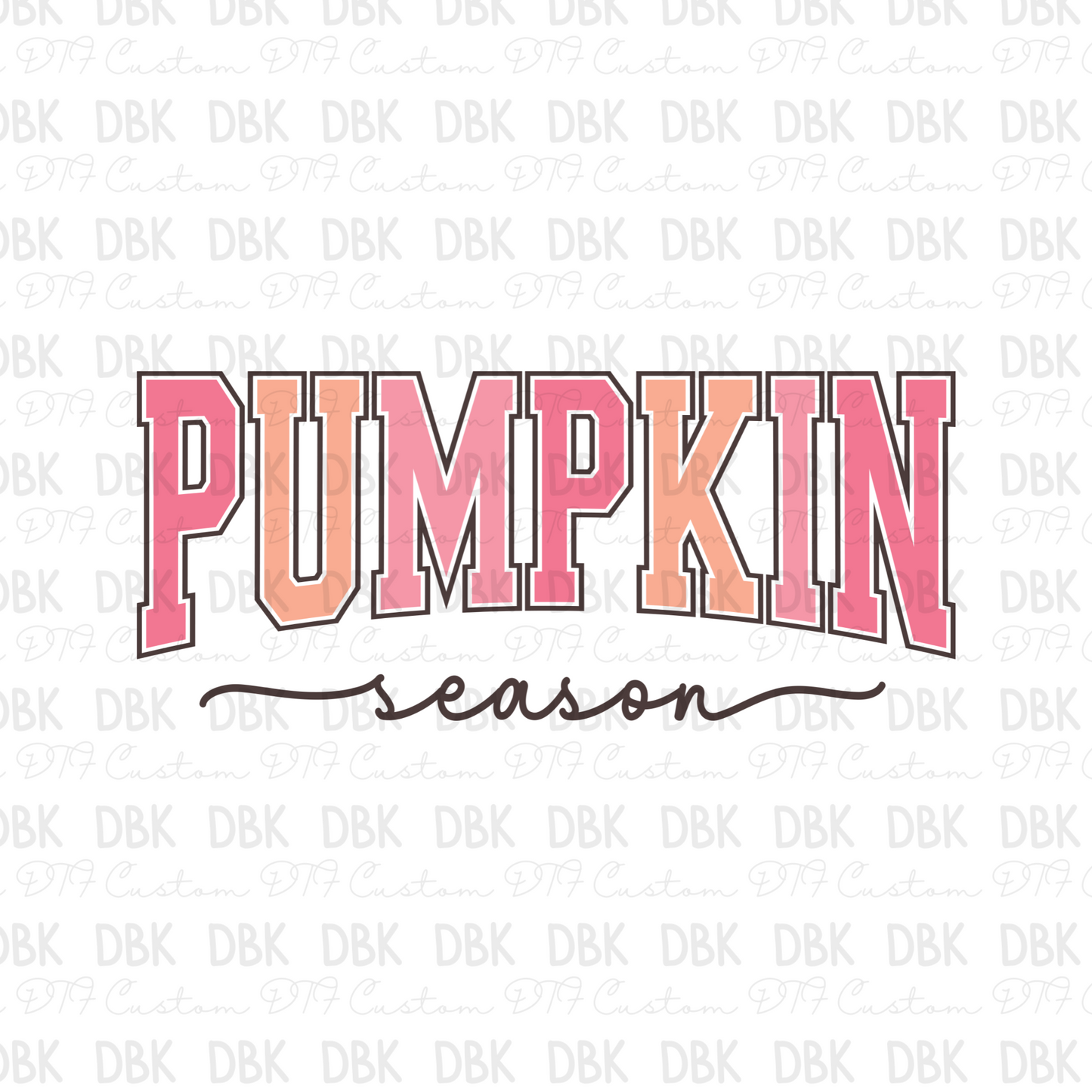 Pumpkin Season DTF Transfer F36