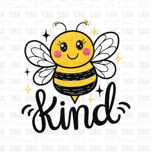 Bee Kind DTF Transfer U5