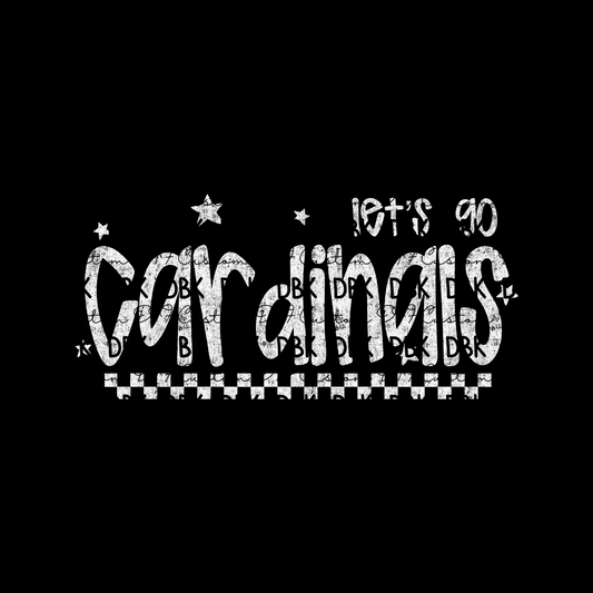 CARDINALS DTF Transfer WHITE M156