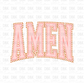 Amen Peach DTF Transfer FT2