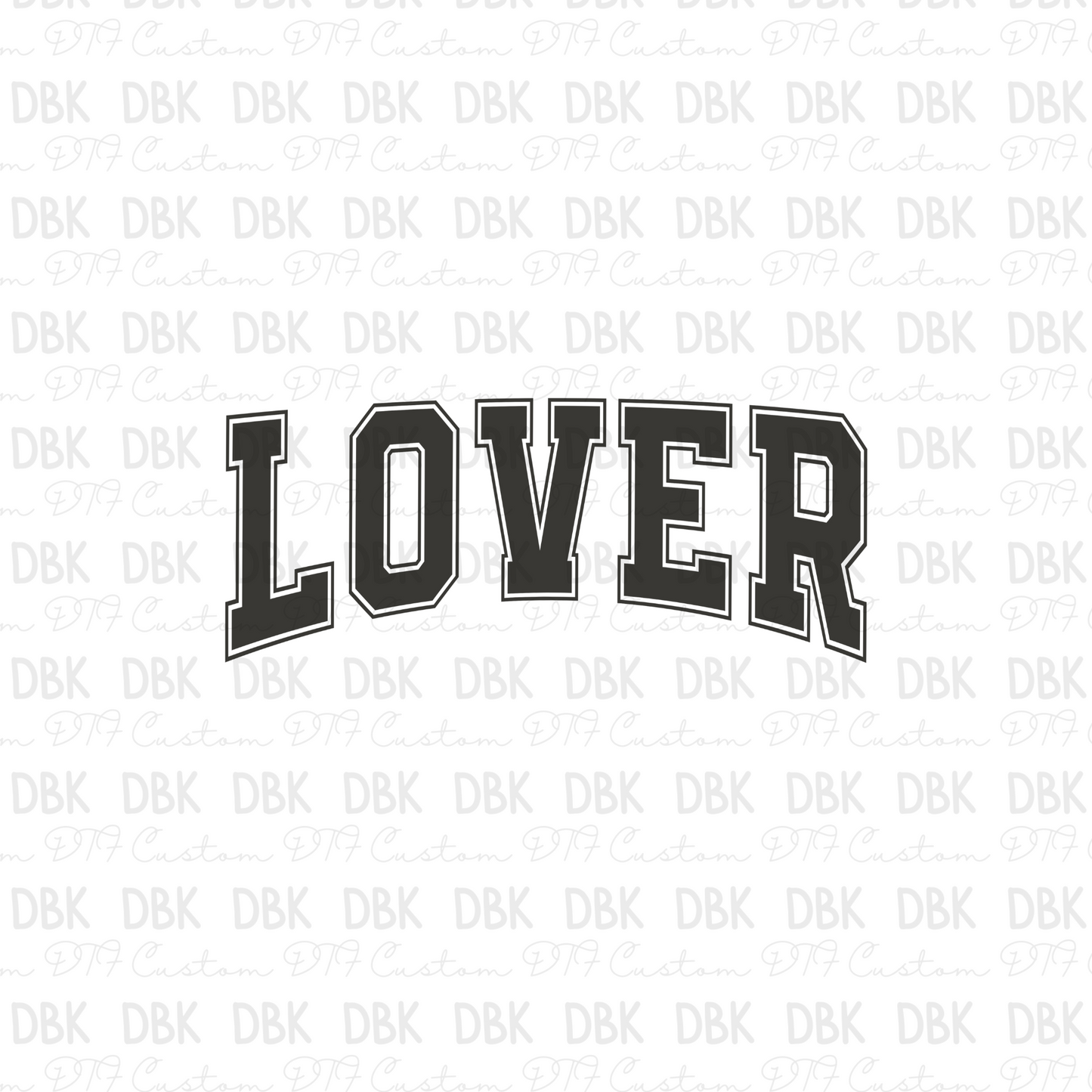 Lover GREY DTF Transfer