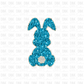 Blue Bunny DTF transfer W14