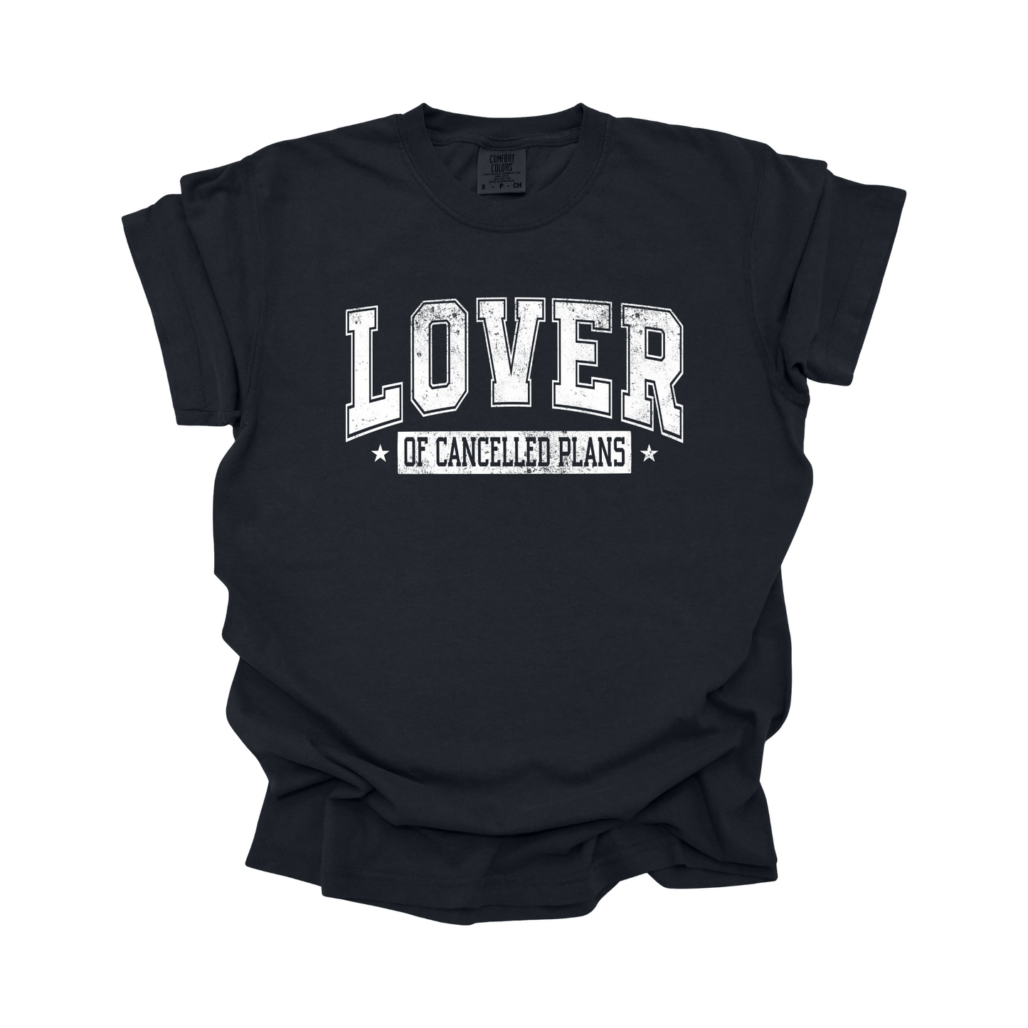 Lover of cancelled plans DTF transfer WHITE