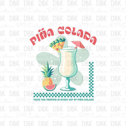 Pina Colada DTF Transfer