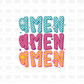 Amen DTF Transfer FT34