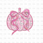 Magenta Preppy Pumpkin DTF Transfer FS3