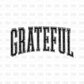 Grateful DTF Transfer BLACK EW3