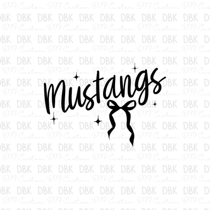 Mustangs DTF Transfer M262