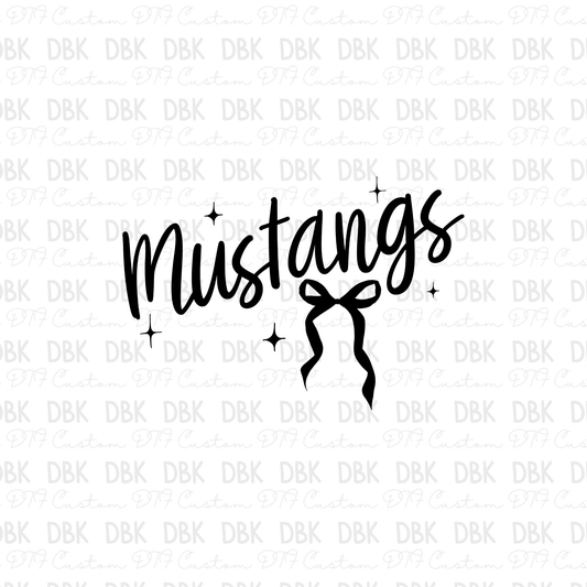 Mustangs DTF Transfer M262