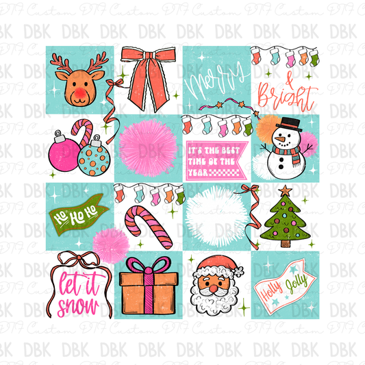 Christmas Things DTF Transfer