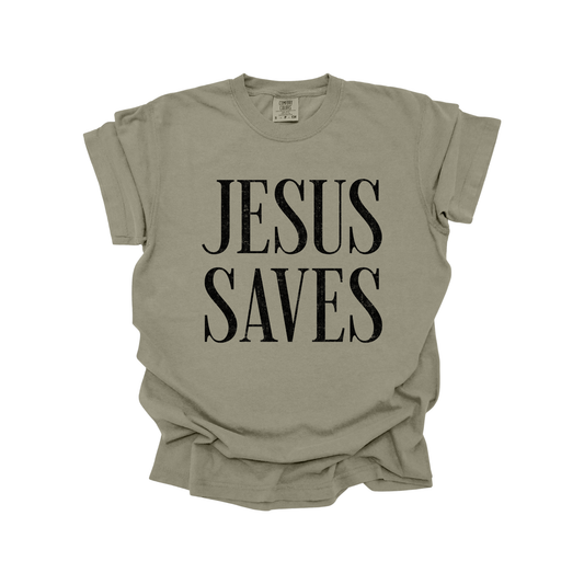 Jesus Saves DTF Transfer