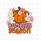 Pumpkin season DTF transfer F135