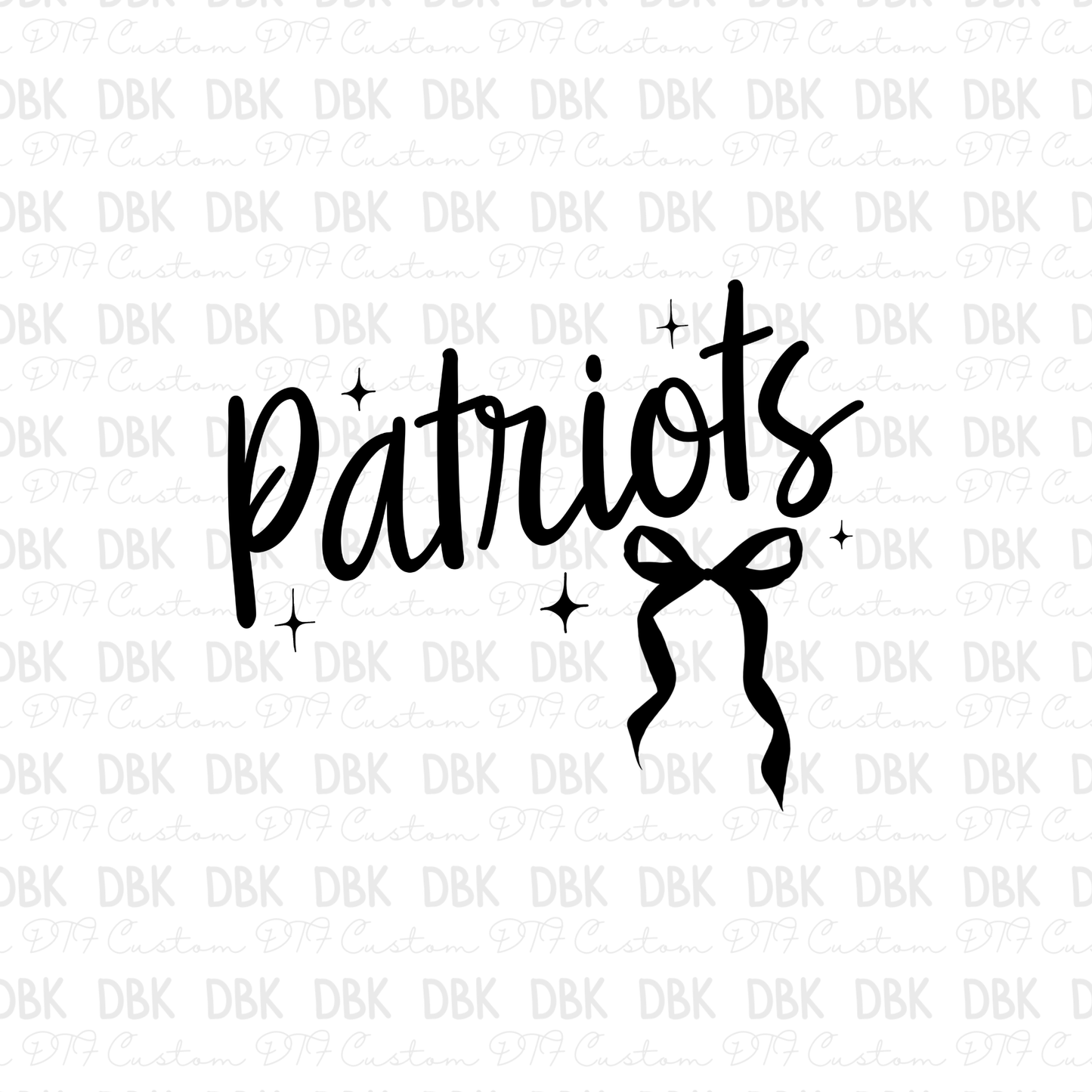 Patriots DTF Transfer M265