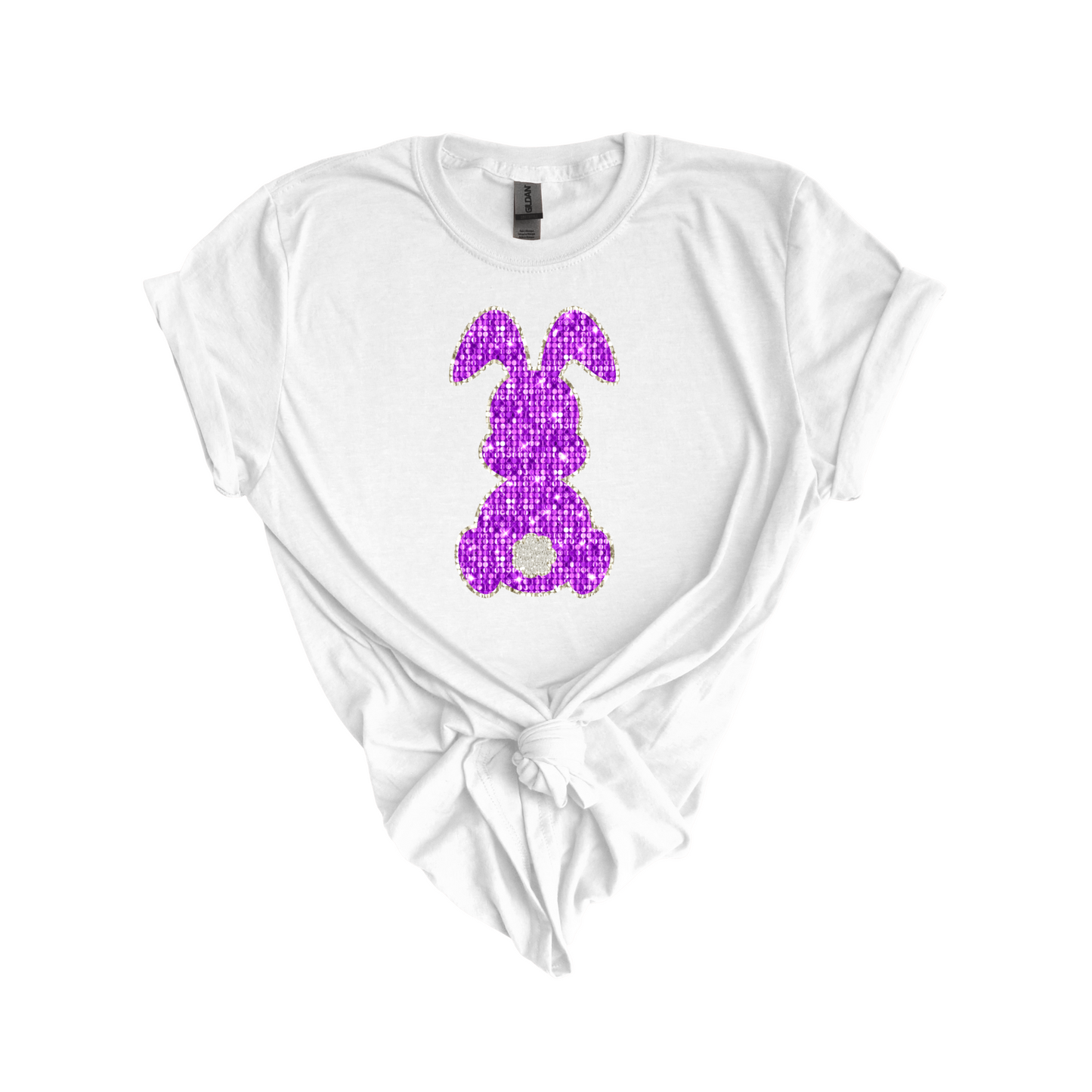 Purple Bunny  DTF transfer