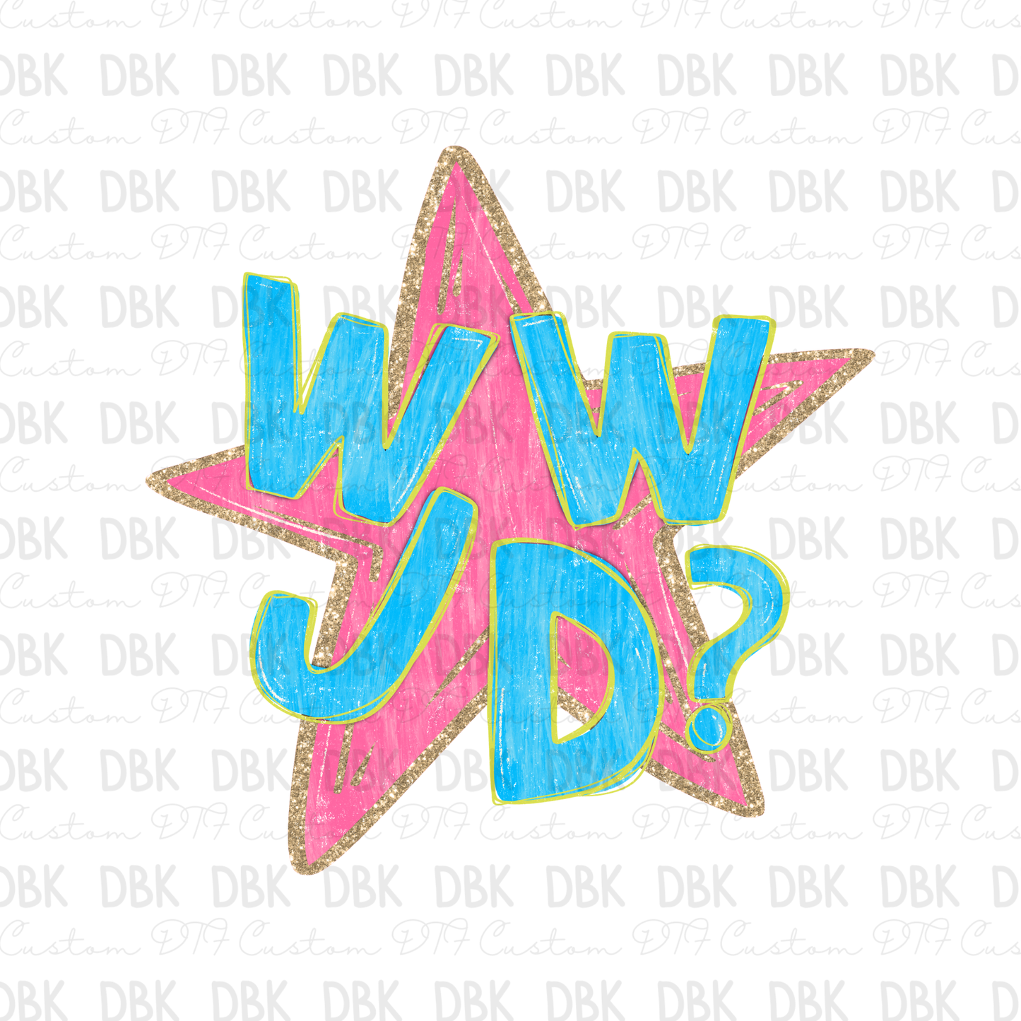 WWJD DTF Transfer FT176