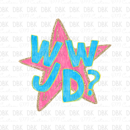 WWJD DTF Transfer FT176