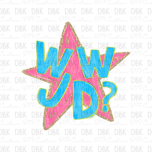WWJD DTF Transfer FT176