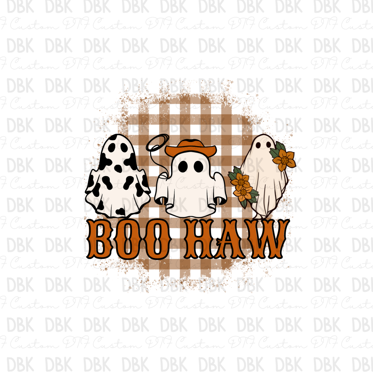 Boo Haw DTF transfer H261