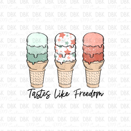 Tastes like freedom DTF Transfer R171