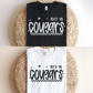 COUGARS DTF Transfer WHITE M157