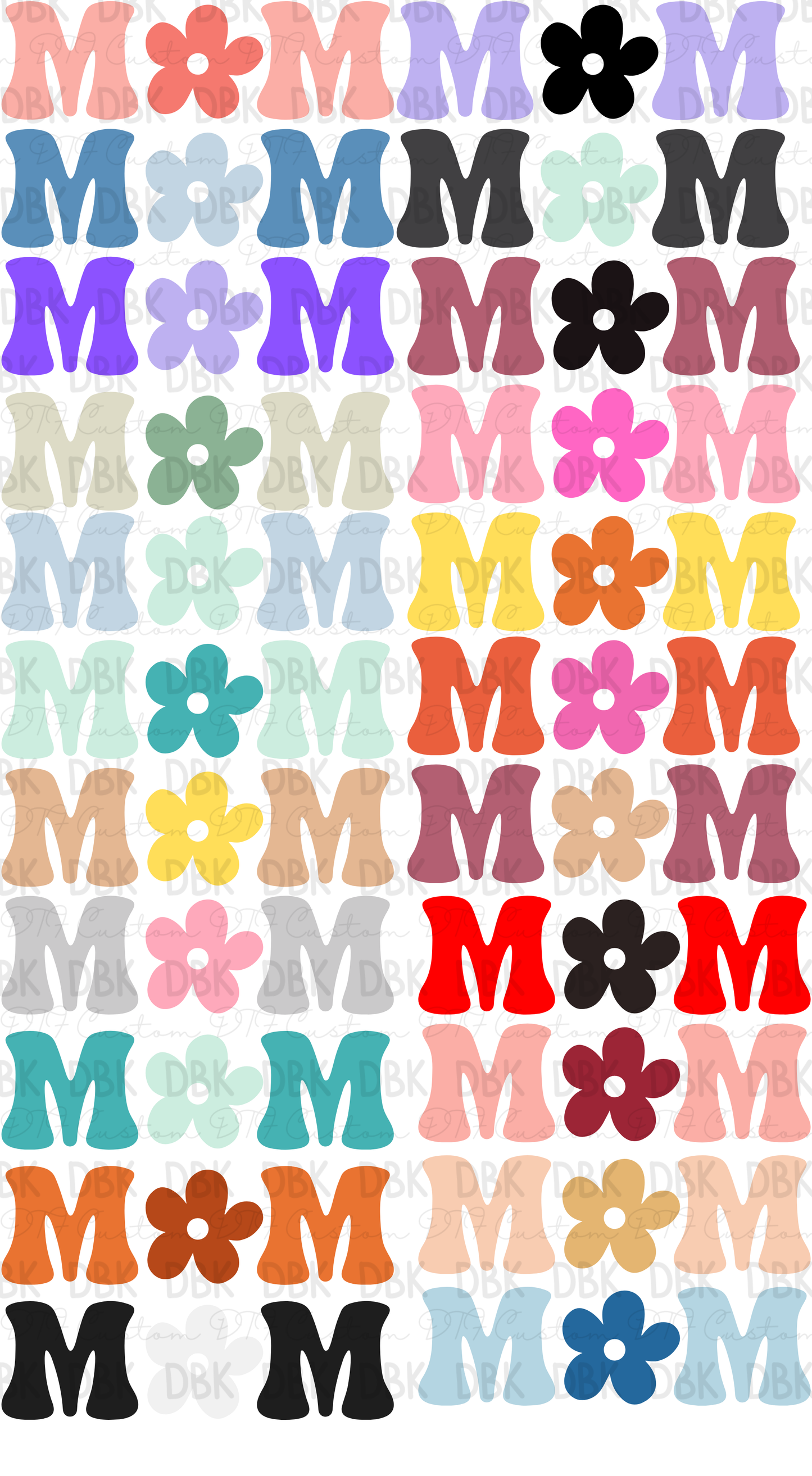 Mom Pre-Made Gang Sheet P151