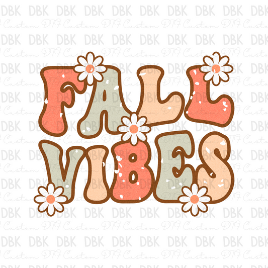 Fall Vibes DTF Transfer F28