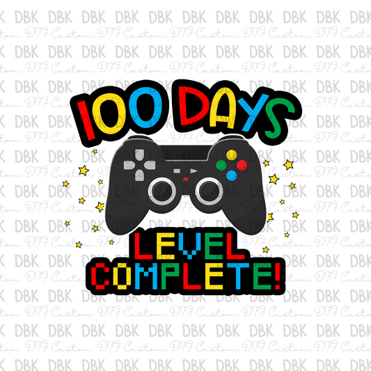 100 days level complete DTF transfer A12