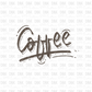 Coffee DTF transfer