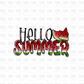 Hello Summer DTF transfer S90