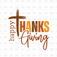Happy Thanksgiving DTF transfer T23