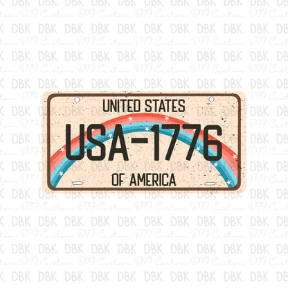 USA-1776 DTF transfer R55